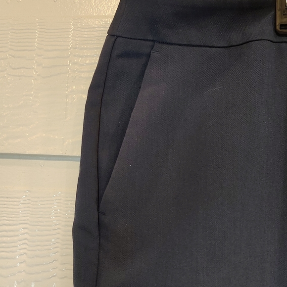 Worthington Dress Pants Trouser High Rise Straight Womens Plus Size 24W Navy - Picture 2 of 12